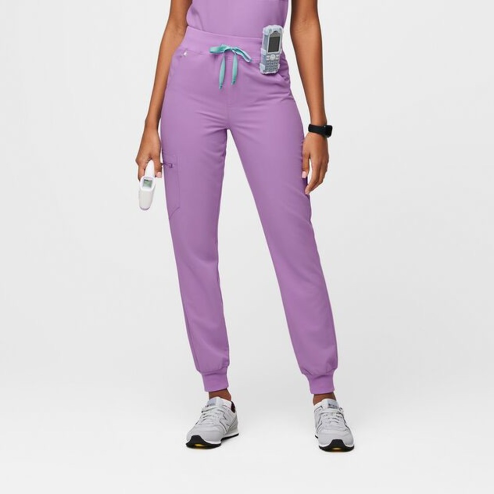 Figs Lilac High Waisted Joggers